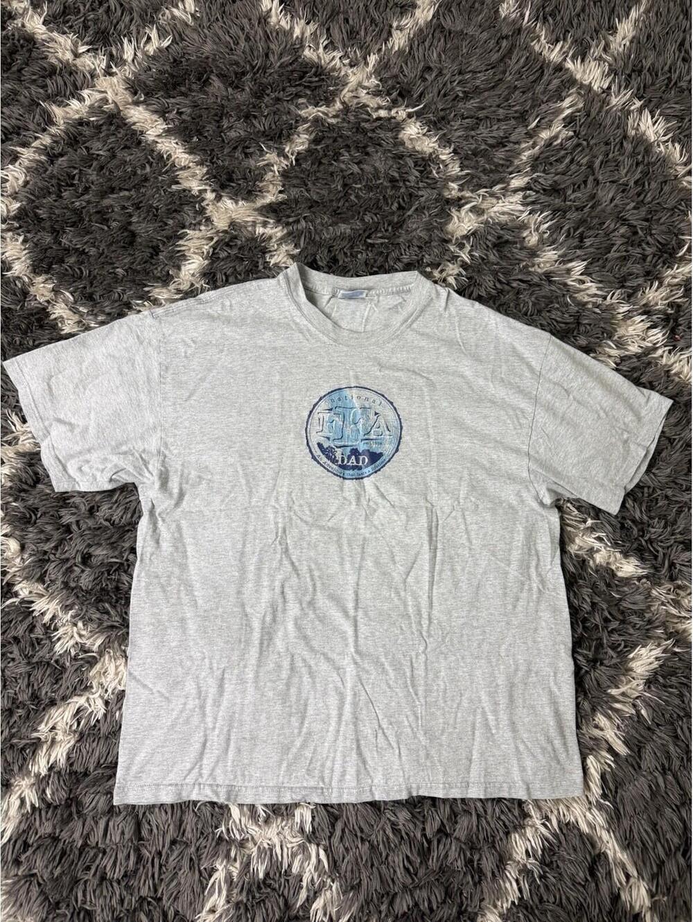 Vintage 90s FFA T Shirt Men’s XL Hanes Beefy Gray Short Sleeve